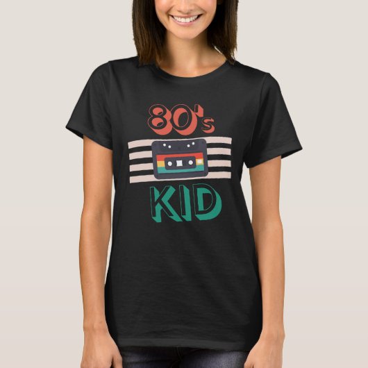 RETRO 80'S KIND - CASSETTE LOVERS T-SHIRT (Voorkant)