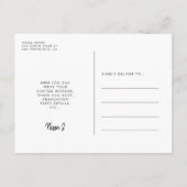 Retro 80s kleurrijke foto van graduatie party briefkaart (Achterkant)