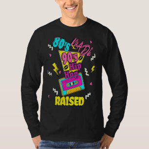 Retro  80's Made 90's Hip Hop verheven T-shirt
