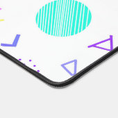 Retro 80s Memphis Geometric Pattern Bureaumat (Hoek)