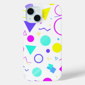 Retro 80s Memphis Geometric Pattern Case-Mate iPhone Case (Achterkant)