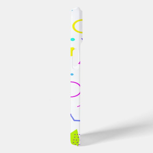 Retro 80s Memphis Geometric Pattern Case-Mate iPhone Case (Achterkant / Rechts)