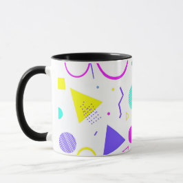Retro 80s Memphis Geometric Pattern Mok