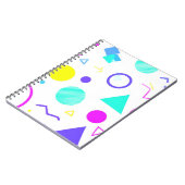 Retro 80s Memphis Geometric Pattern Notitieboek (Linkerzijde)