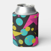 Retro 80s Memphis geometrisch ontwerp Blikjeskoeler (Blikje Voorkant)