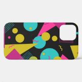 Retro 80s Memphis geometrisch ontwerp Case-Mate iPhone Case (Achterkant (horizontaal))