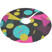 Retro 80s Memphis geometrisch ontwerp Kerstboom Rok (Gekanteld)