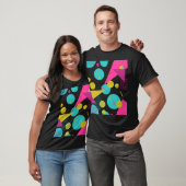 Retro 80s Memphis geometrisch ontwerp T-shirt (Unisex)