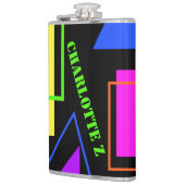 RETRO 80s MODE NEON FLUORO BOLD GEOMETRIC PRINT Heupfles (Links)