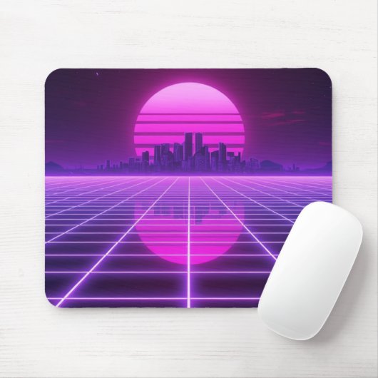 Retro 80s Neon Gel Muismat (Met muis)