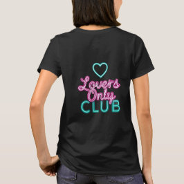 Retro 80s Neon Liefhebbers Only Club Esthetiek Har T-shirt