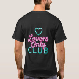 Retro 80s Neon Liefhebbers Only Club Esthetiek Har T-shirt
