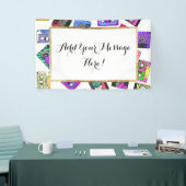 Retro 80's Neon Patterned Cassettebandjes van 90's Spandoek (Beurs)