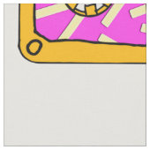 Retro 80's Neon Patterned Cassettebandjes van 90's Stof (Close Up)