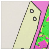 Retro 80's Neon Patterned Cassettebandjes van 90's Stof (Close Up)