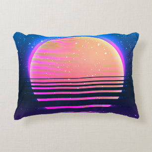 Retro  80s of 90s geometrische stijl abstract accent kussen