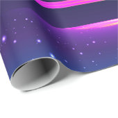 Retro  80s of 90s geometrische stijl abstract cadeaupapier (Rol Hoek)