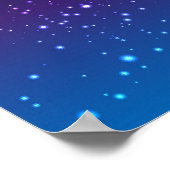 Retro  80s of 90s geometrische stijl abstract poster (Hoek)