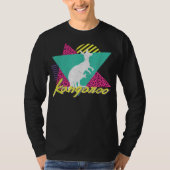  retro 80s of 90s Kangaroo T-Shirt (Voorkant)