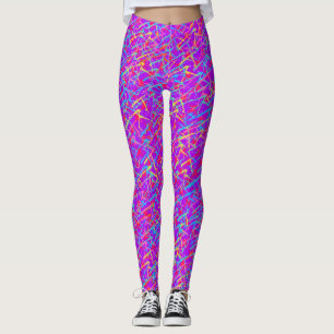 Retro 80s partij leggings