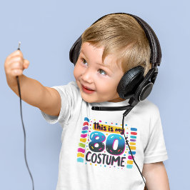 Retro 80's Party Kinder Shirts