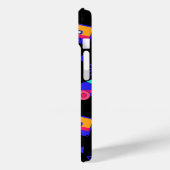 Retro 80s patroon Case-Mate iPhone case (Achterkant / Links)