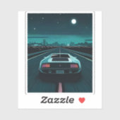 Retro 80s Pixel LoFi Vaporwave Futuristische Super Sticker (Vel)