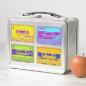 Retro 80s Pop Art Cassettebandjes (In situ)