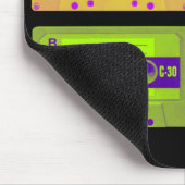 Retro 80's Pop Art Cassettes Muismat (Hoek)