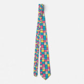 Retro 80s Pop Culture Custom Necktie Stropdas (Achterkant)
