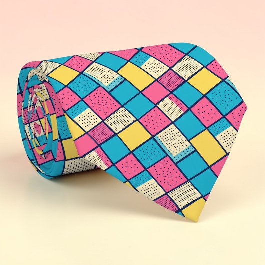 Retro 80s Pop Culture Custom Necktie Stropdas