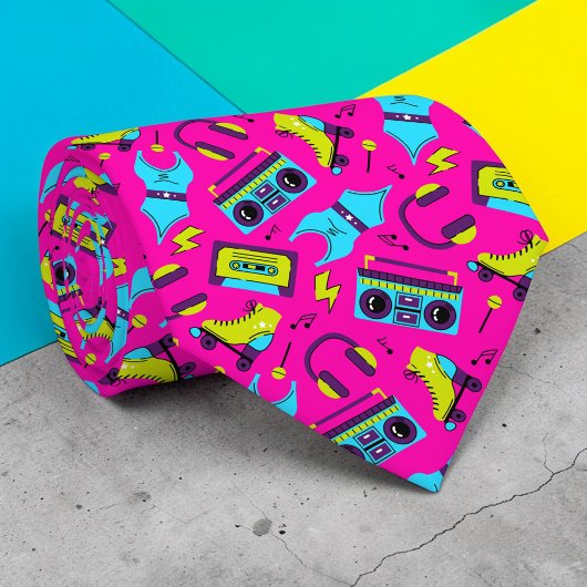 Retro 80s Popcultuur Maatwerk Das
