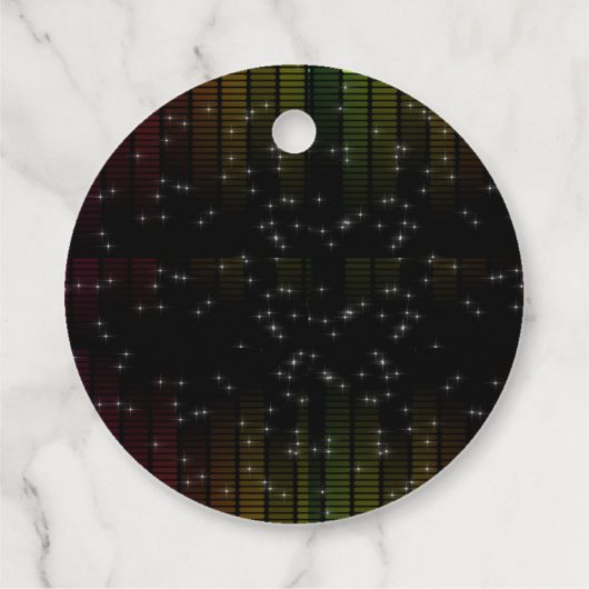 Retro 80's, Retro, dank je Bedankjes Labels (Achterkant)