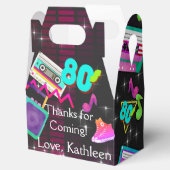 Retro 80's, Retro, elke leeftijd Bedankdoosjes (Geopend)