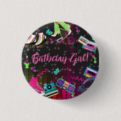 Retro 80's, Retro, elke leeftijd Ronde Button 3,2 Cm (Voorkant)