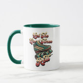 Retro 80s Rollerskate Coffee Mug Mok (Links)