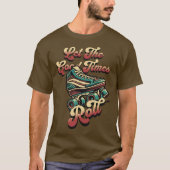 Retro 80s Rollerskate T-Shirt (Voorkant)