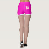 Retro 80s Roze Sport Running Shorts Leggings (Achterkant)