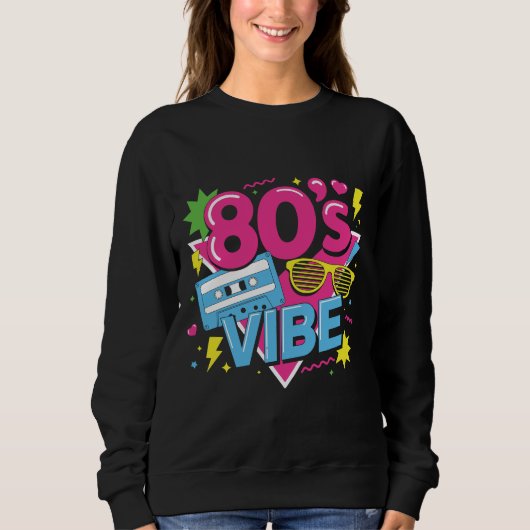 Retro 80's sfeer trui (Voorkant)