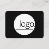 RETRO 80S SHAPE PATTERN BUSINESS COMPANY LOGO VISITEKAARTJE (Achterkant)