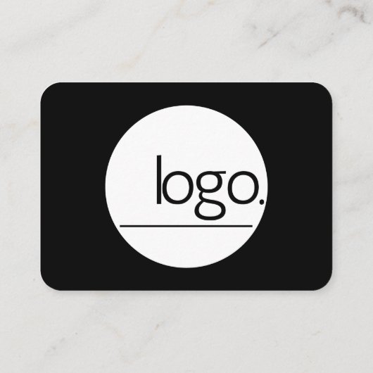 RETRO 80S SHAPE PATTERN BUSINESS COMPANY LOGO VISITEKAARTJE (Achterkant)