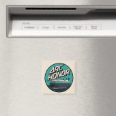 Retro 80's Skate Shop Logo Magneet (Insitu (Vaatwasser))