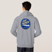 Retro 80's Skate Shop-trui Hoodie (Achterkant volledig)