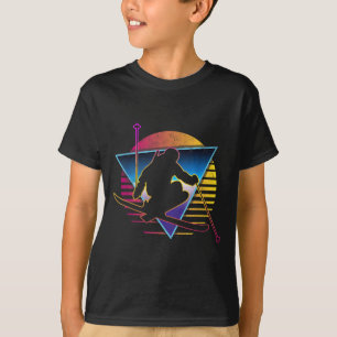 Retro  80s Ski T-shirt