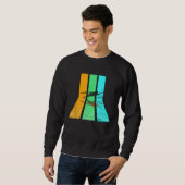 Retro 80s stijl roeien trui (Voorkant volledig)