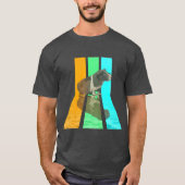 Retro 80s  stijl Skinny Pig T-shirt (Voorkant)