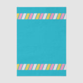 Retro 80s Strepen Tissuepapier (Voorkant)