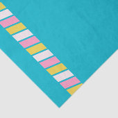 Retro 80s Strepen Tissuepapier (Detail)