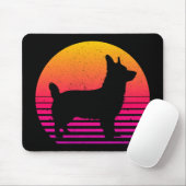 Retro 80's Style Corgi Muismat (Met muis)