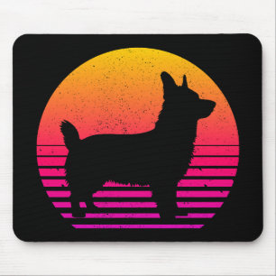 Retro 80's Style Corgi Muismat
